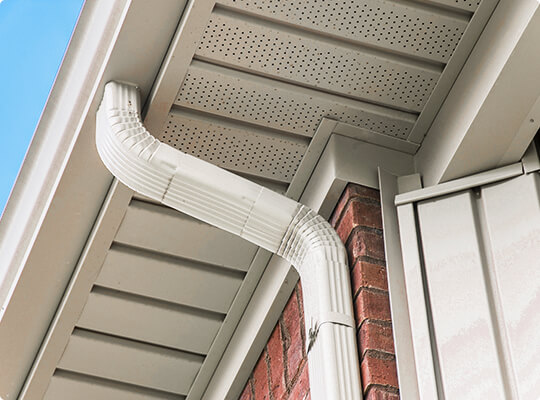 soffit installed by our soffit & fascia contractors in wisconsin